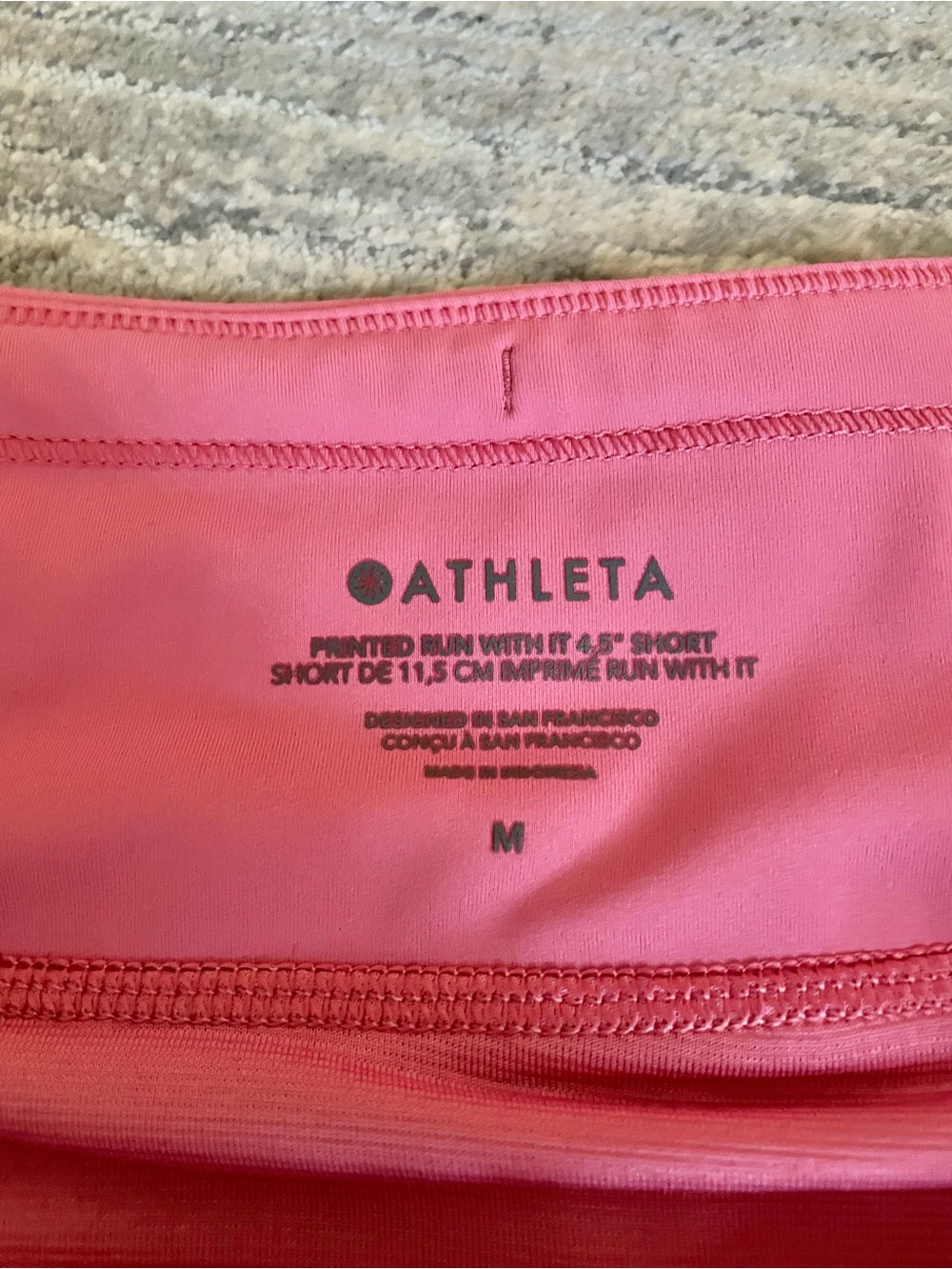 Bundle Of 4 Athleta Run With It Shorts Size M Multiple Colors- EUC - Picture 8 of 11
